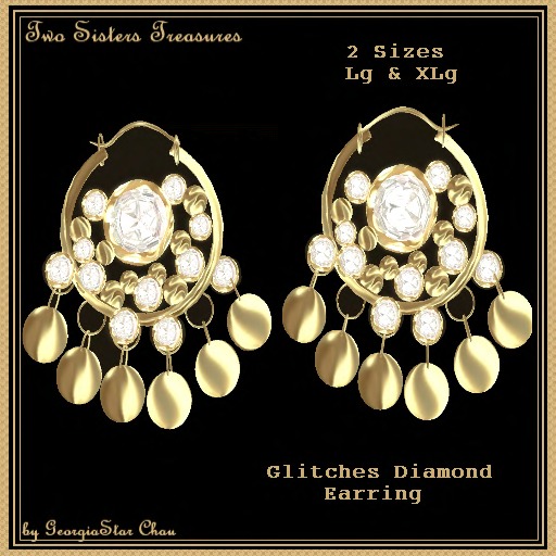 TST Glitches Diamond Earrings