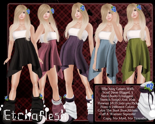 DEMO [Etchaflesh] Ellie May Summer Outfit With HUD