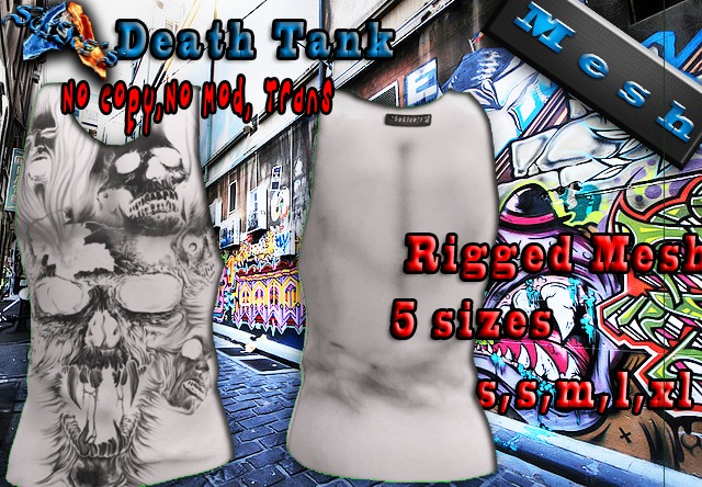 *SoL!ce's* Men's Mesh Tank Death