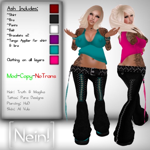 [Nein!] Ash Outfit - Fatpack