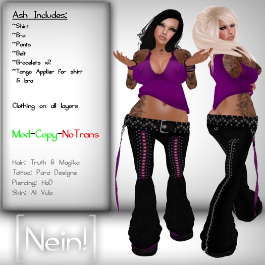 [Nein!] Ash Outfit - Purple