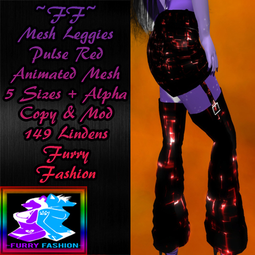 ~FF~ Mesh Leggies Pulse Red