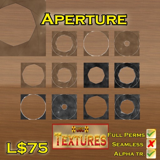 Second Life Marketplace - USC Textures - Aperture