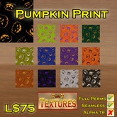 USC Textures - Pumpkin Print 