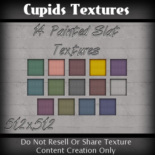 14 Painted Slat Textures