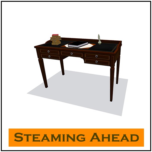 SA Desk with Books and Ink