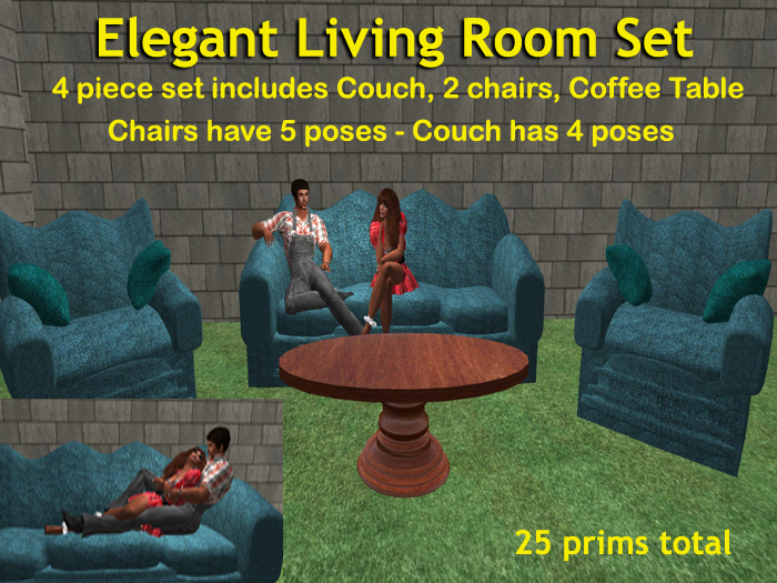 4-Piece Living Room Set