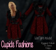 Fur Trimmed Coat Mesh Chantel
