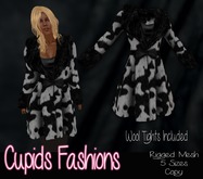 Fur Trimmed Coat Mesh Rochelle