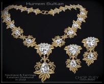 MVW Hurrem Sultan Necklace & Earrings Set by Chop Zuey Couture Jewellery