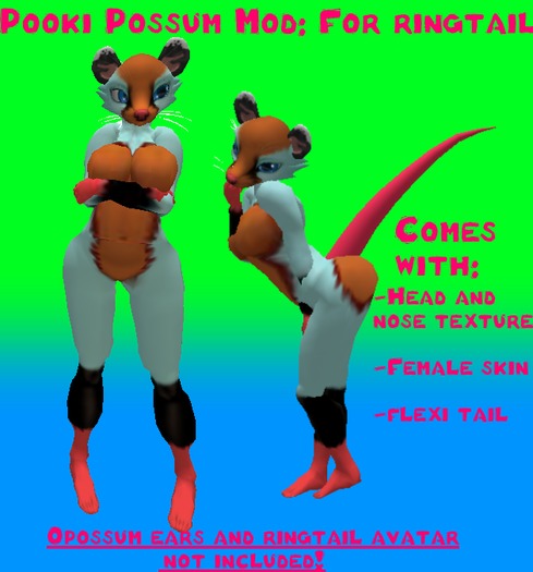 Pooki Possum Mod-Light Blue