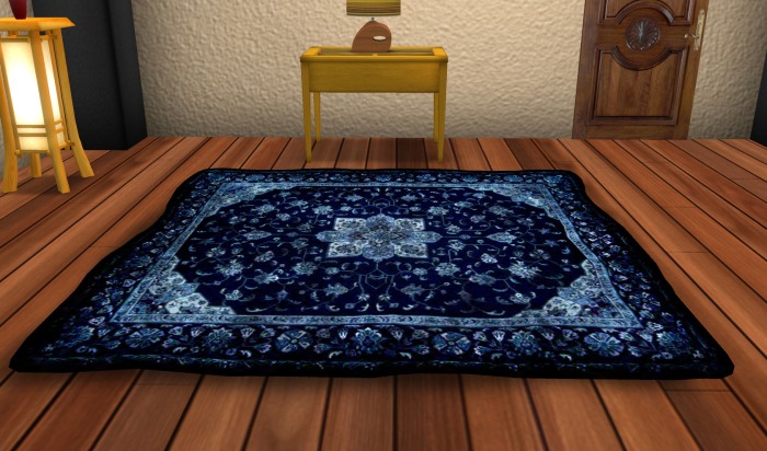 Vintage Blue Rug ( with resize menu) #C ☆ Bling Bling ☆