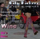 Hu'sShooz CityKickers - Wine