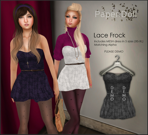 :Paper.Doll: Lace Frock: DEMO