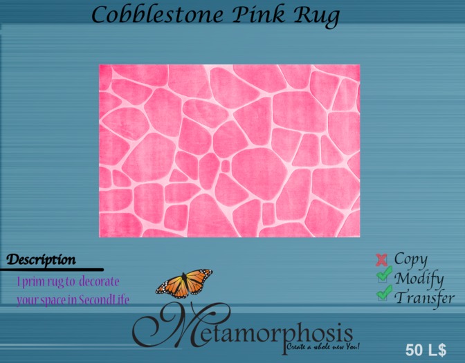 [M] Cobblestone Red Rug