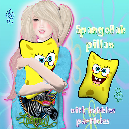 .:Pinku*Pantsu:.My SpongeBoB pillow
