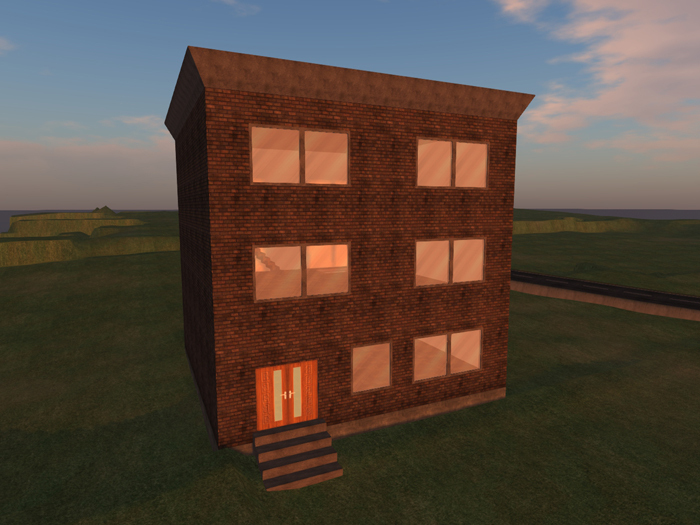 93 Prims - Condo Building (Copy & Modify)