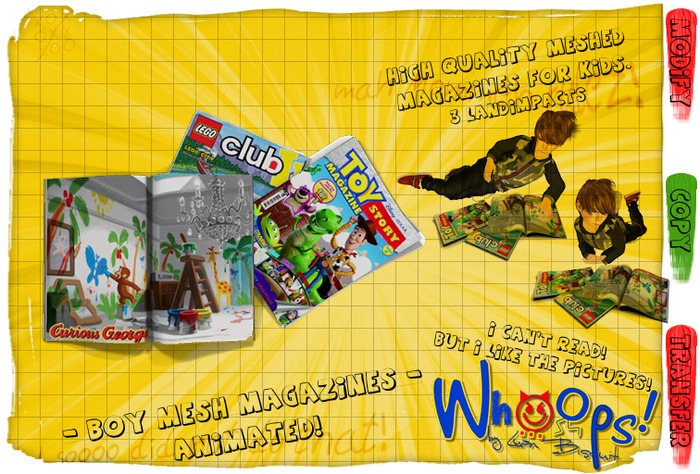 [Whoops!] - Boy MESH Magazines (Animated) 