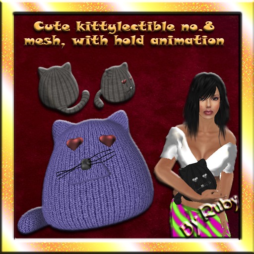 kittylectibles no. 8 hold me vinatge kitty by Ruby