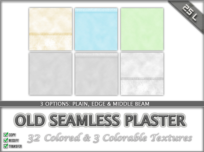 35 Old & Pastel Plaster Textures