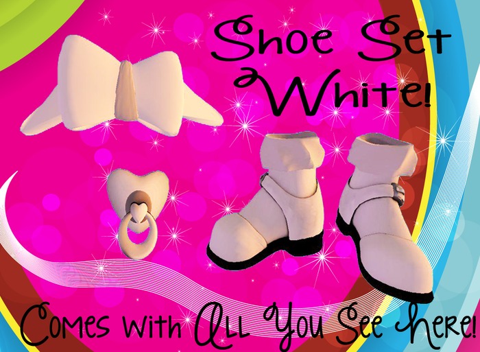 ~TM~ White Shoe Set