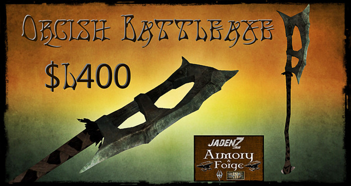 Orcish Battleaxe [Spellfire 3] [Mesh]