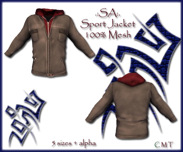 .:SA:. SPORT JACKET 100% MESH