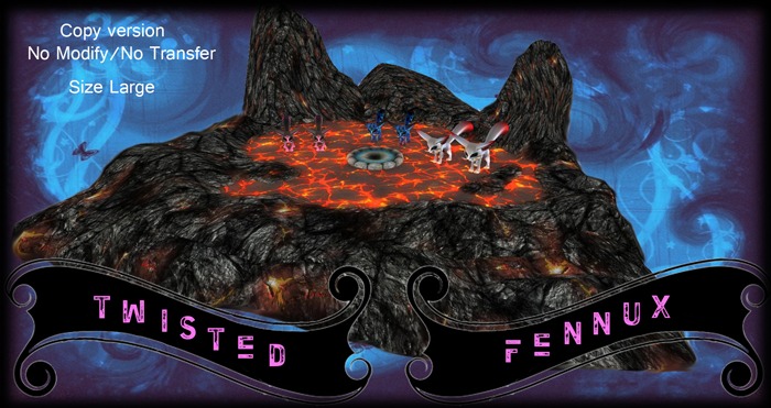 Fennux Lava Display Large Copy Version