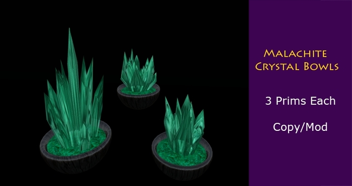 Malachite Crystal Bowl