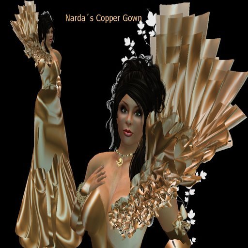 Narda's Copper Gown