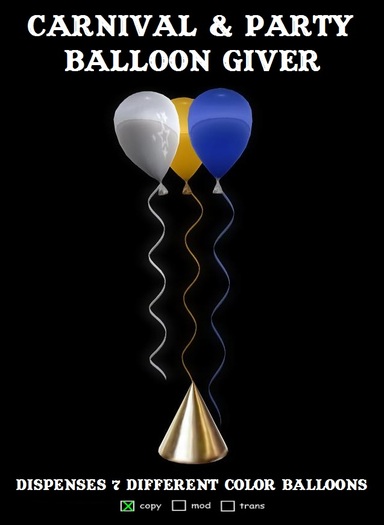 Carnival & Party Balloon Giver (Boxed)