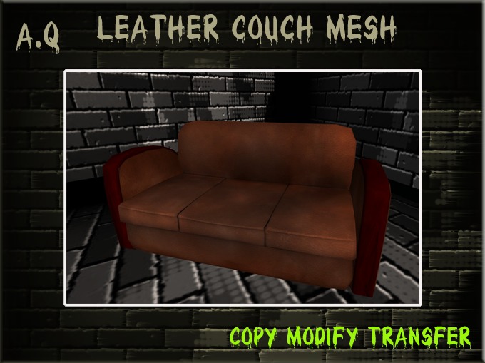 ..:A.Q:..Leather Couch