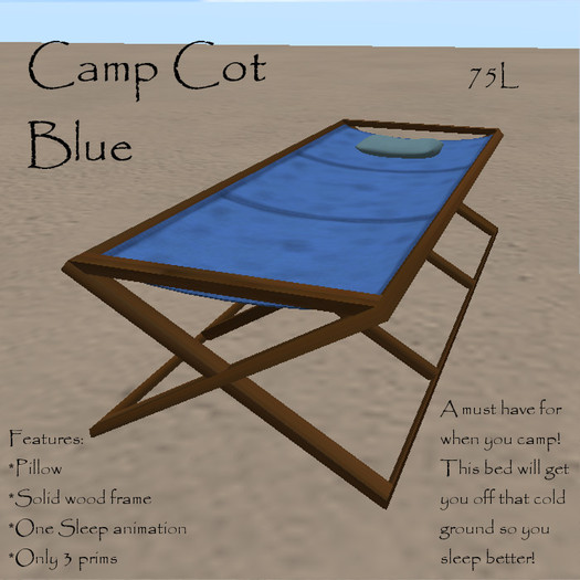 Safari Cot- Blue