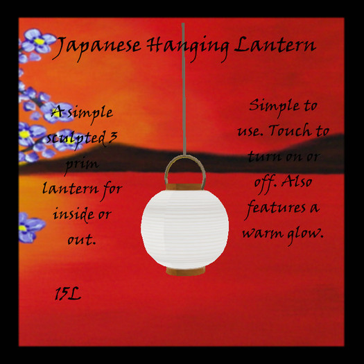 Japanese Hanging Lamp