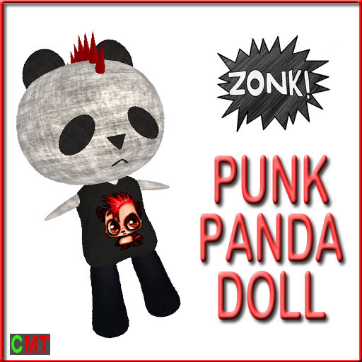 Zonk! Punk Panda Doll