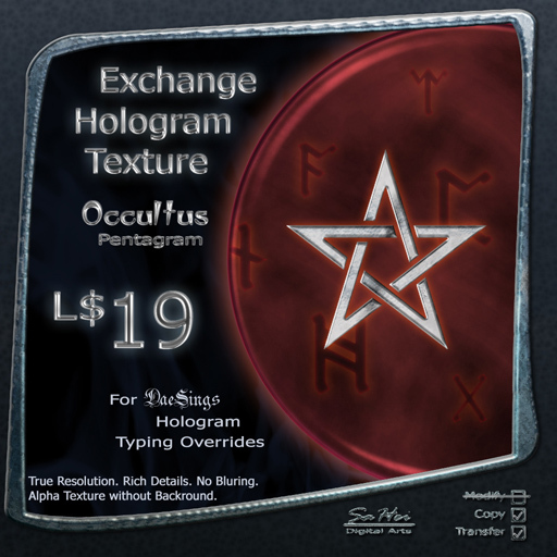 :::: SaHei :::: Pentagram Exchange Hologram Texture