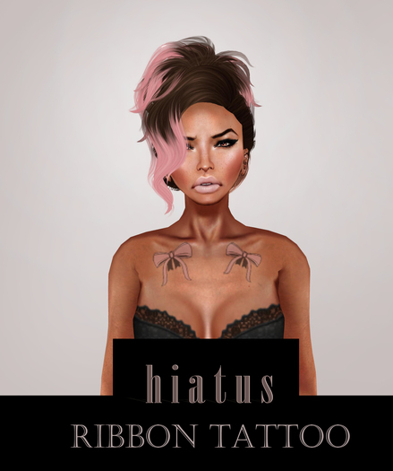 HIATUS - Ribbon tattoo