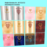 Bright Valentine textures