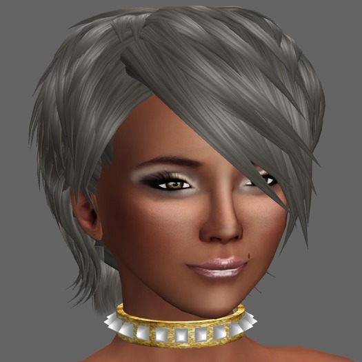 SPIKE COLLAR & CUFFS (+ 36 COLOR - HUD)