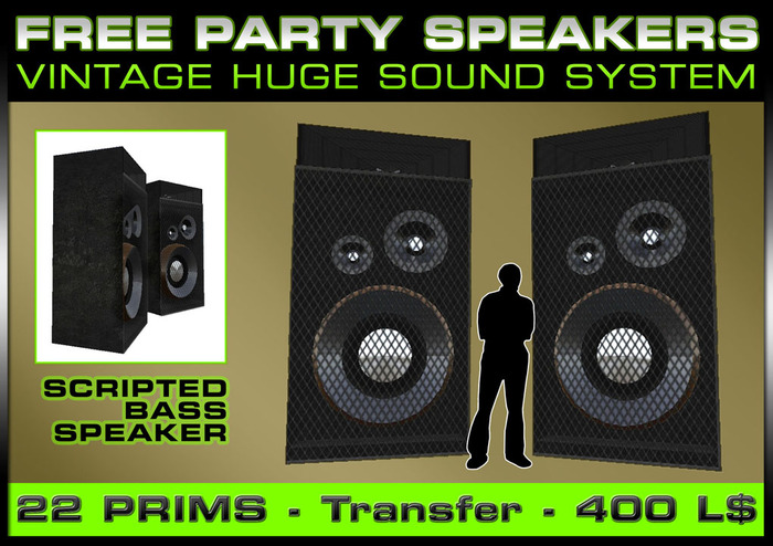 huge party speakers