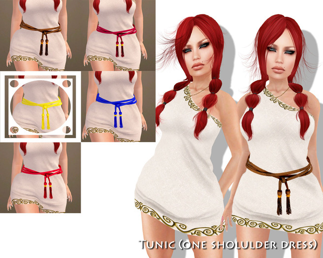 LEGEND - Short Tunic Yellow Belt