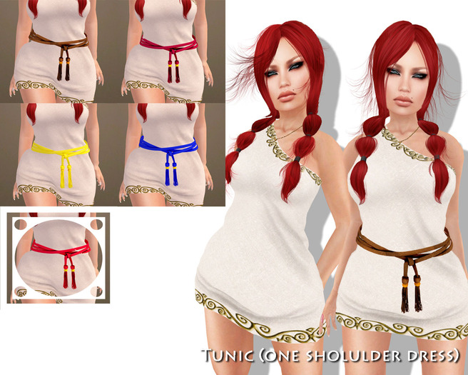 LEGEND - SHORT TUNIC RED BELT