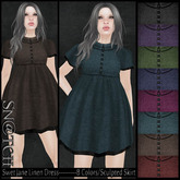:::Sn@tch Sweet Jane Linen Babydoll Dress:::