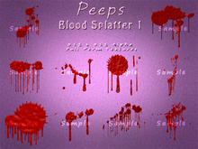Peeps Textures Blood Splatter 1