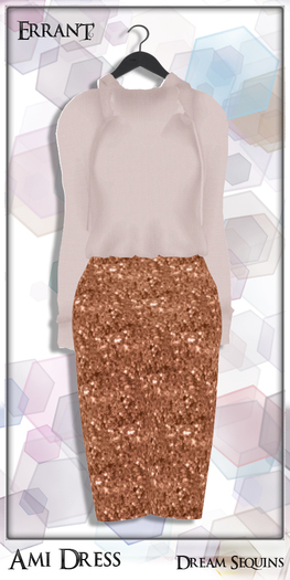-Errant- Ami Dress (Dream Sequins) [MESH]