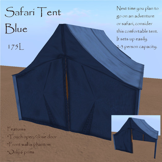 Safari Tent- Blue