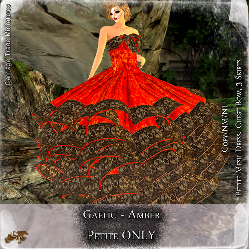 @CTM@ Gaelic Dress (Petite ONLY) Amber