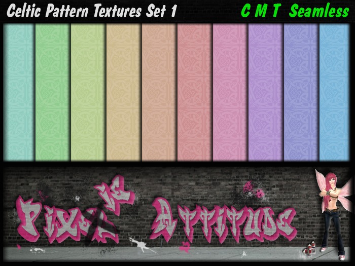 Celtic Pattern Texture Set 1