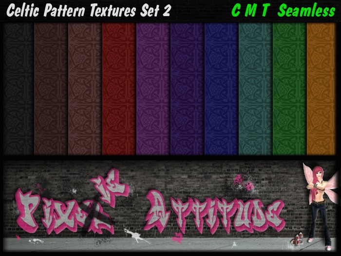 Celtic Pattern Texture Set 2