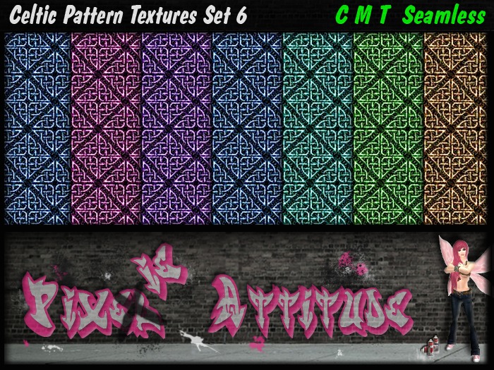 Celtic Pattern Texture Set 6